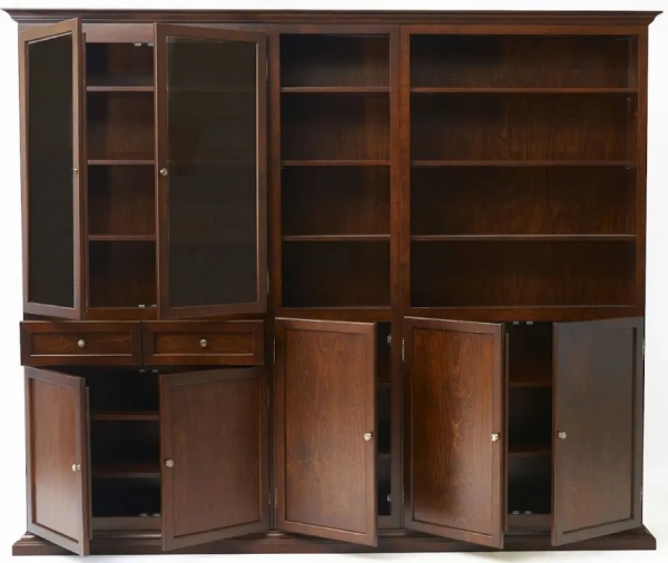 Шкаф-стеллаж модульный "Вариант 10" 257Р+260Р+160/Р   купить в интернет магазине Мебель из массива. Звоните +7 495 961-63-63 Дизайнерская мебель